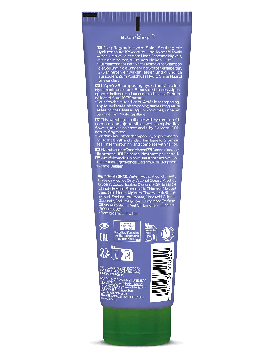 Weleda - Hydro Shine Hydration Conditioner - hårpleje - no - 1