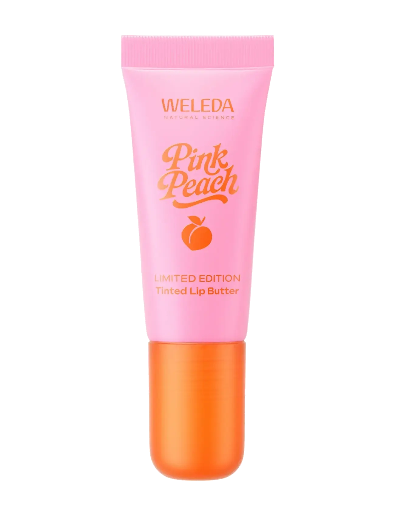 Weleda - Pink Peach Tinted Lip Butter Limited Edition - læbepomade - no - 1