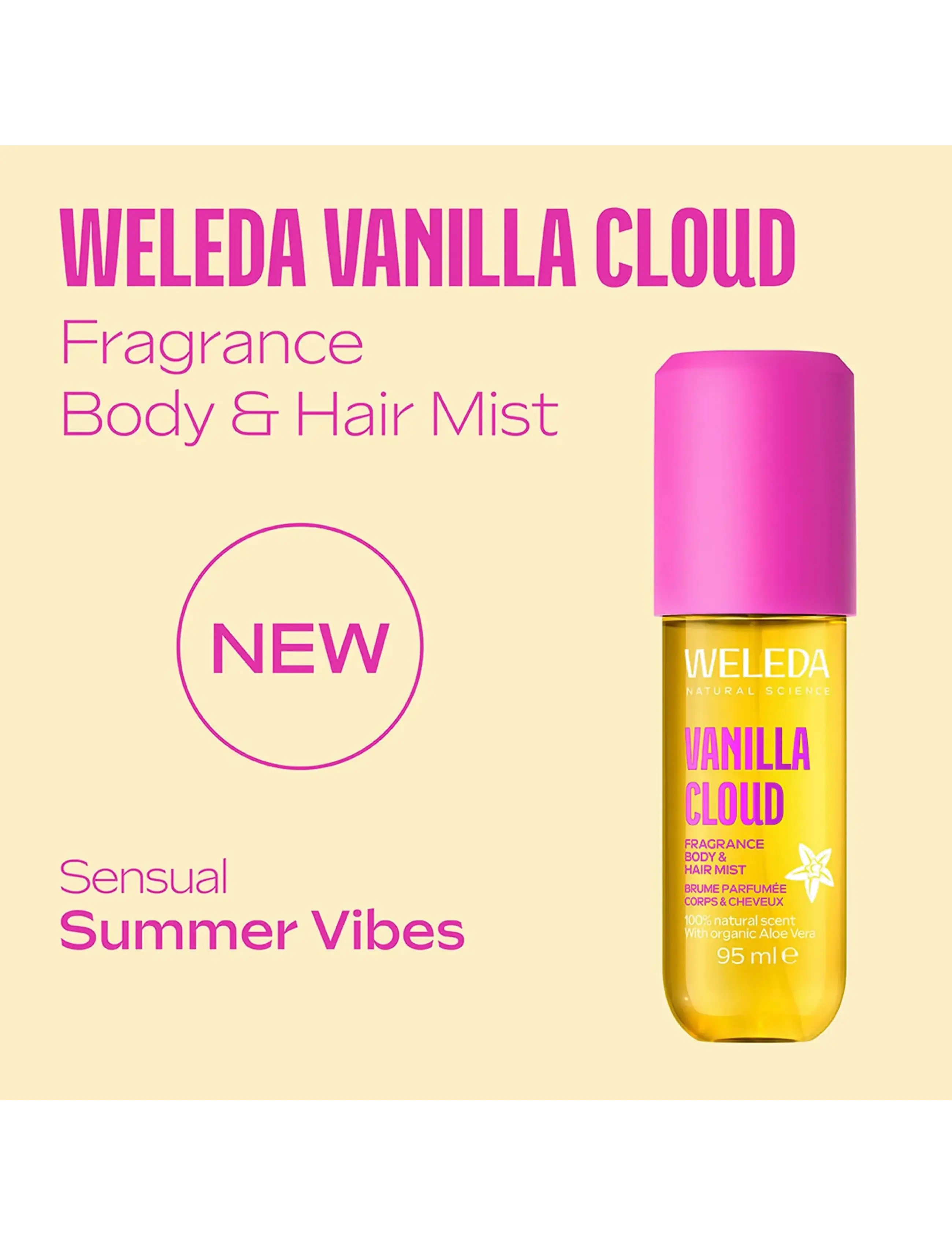 Weleda - Vanilla Cloud Fragrance Body & Hair Mist - clear - 2