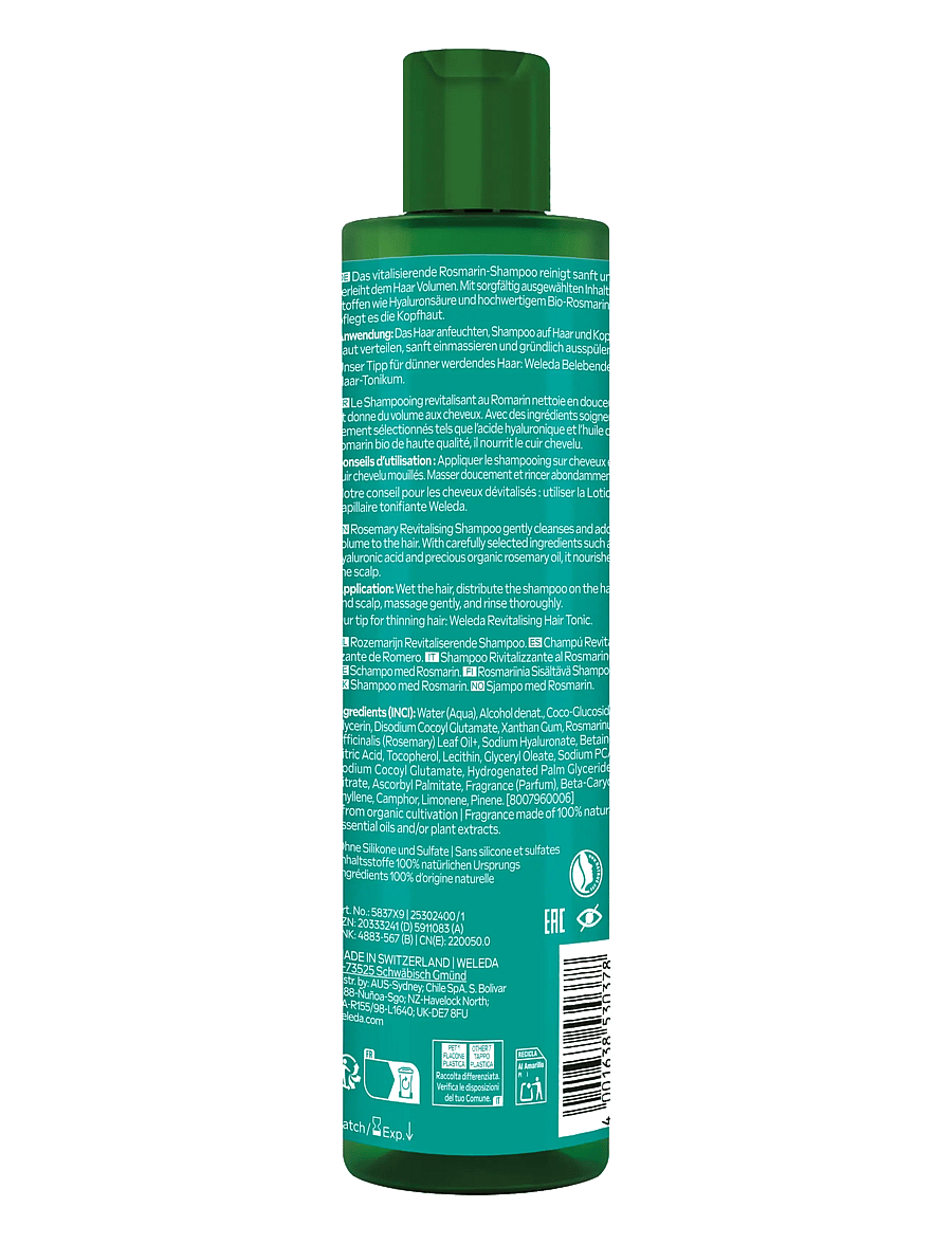 Weleda - Rosemary Revitalising Shampoo - hårpleje - no - 1