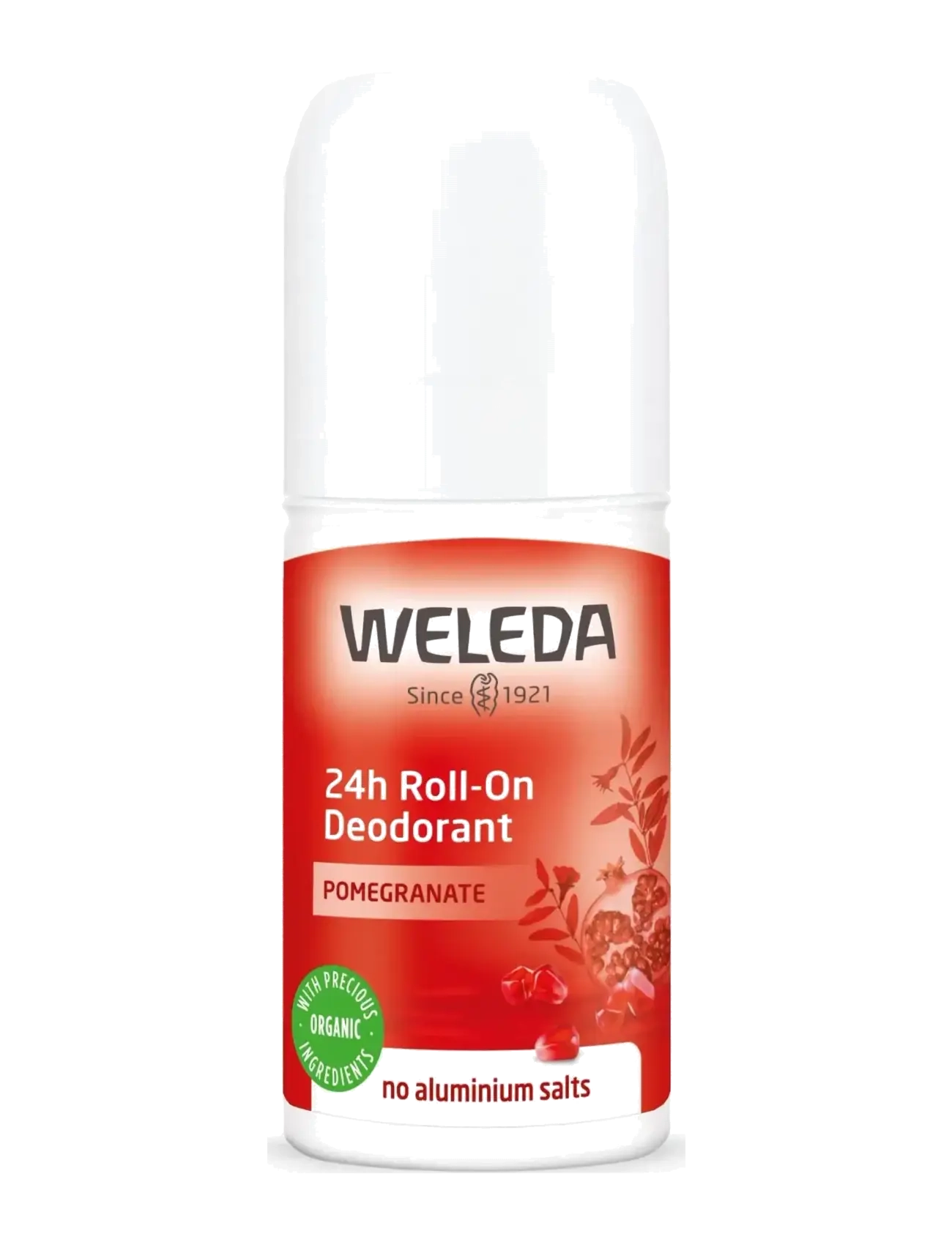 Weleda Pomegranate 24H Roll-On Deodorant, 50 ml, Nude, Deodoranter > Roll-On, Dame