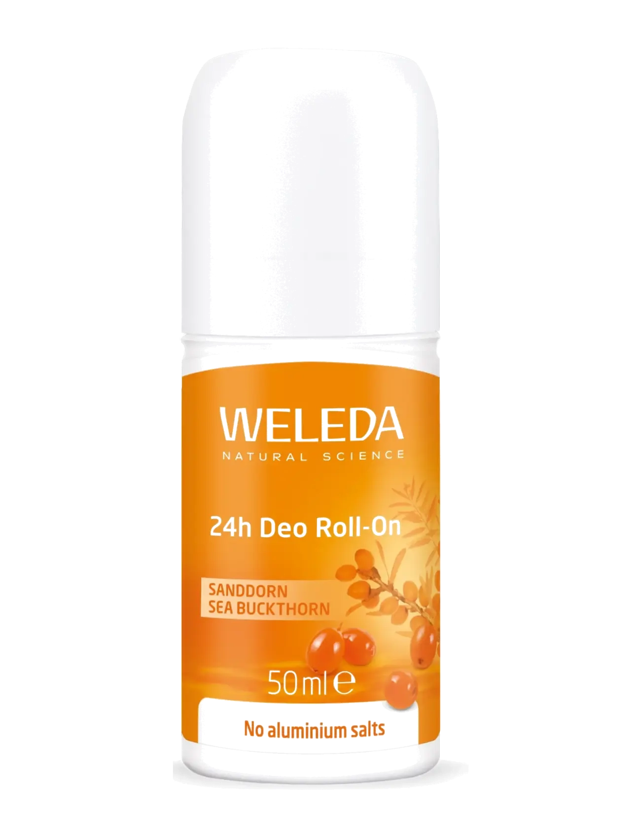 Weleda Sea Buckthorn 24H Roll-On Deodorant, 50 ml, Nude, Deodoranter > Roll-On, Dame