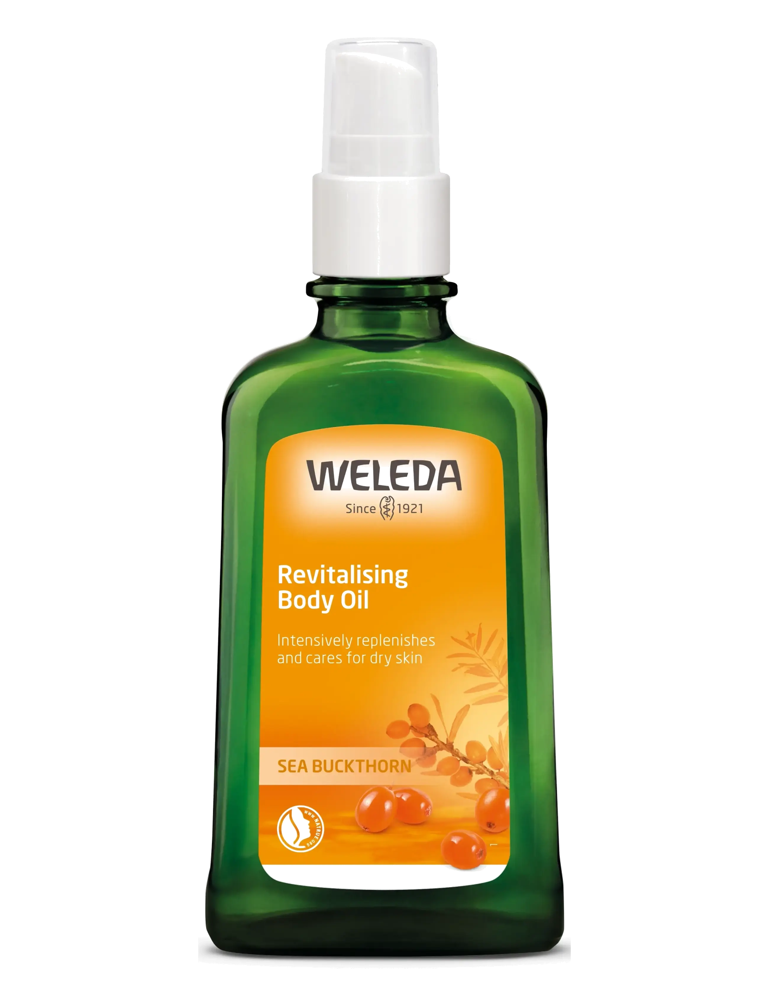 Weleda Sea Buckthorn Body Oil, Body Vinegar & Dressing Bottless, Nude, Str: 100 ML