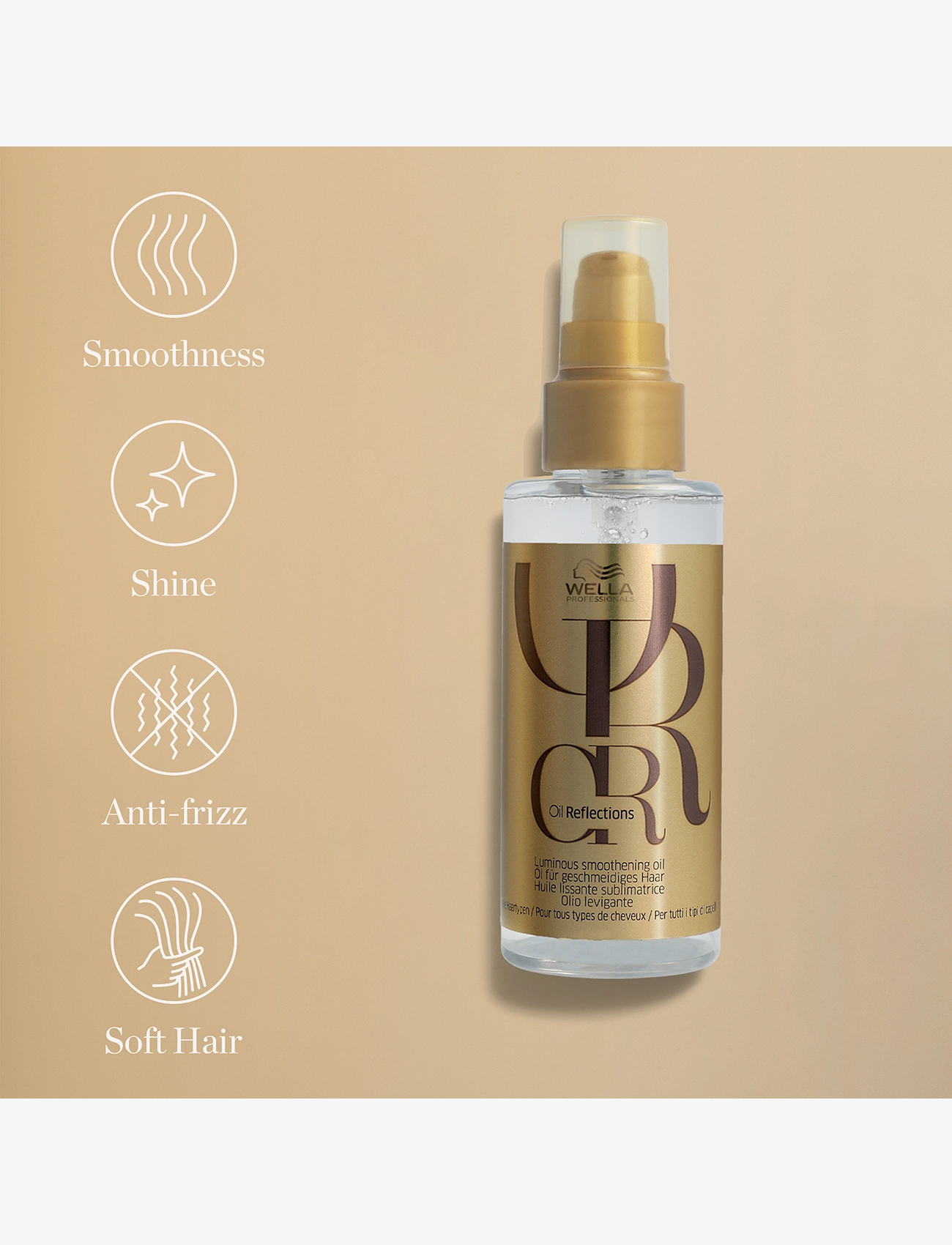 Wella Professionals - Oil Reflections Luminous Smoothening Oil 30ml - hår - clear - 2