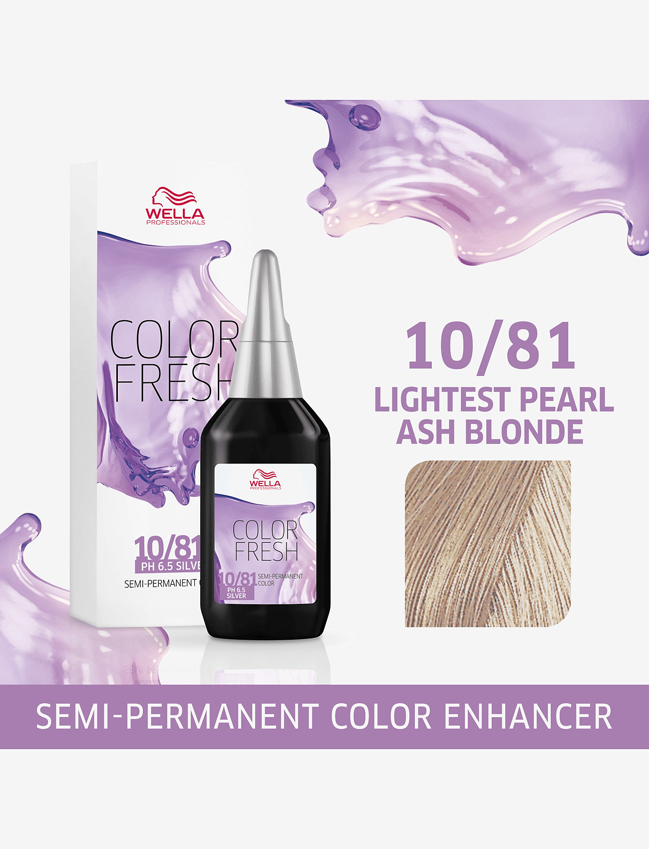 Wella Professionals - Wella Professionals Color Fresh 10/81 Lightest Pearl Ash Blonde 75 ml - toning - color fresh 10/81 - 1