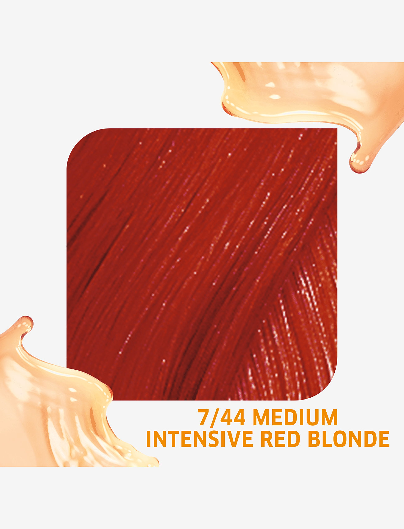 Wella Professionals - Wella Professionals Color Fresh 7/44 Medium Intensive Red Blonde 75 ml - hårmasker - color fresh 7/44 - 2