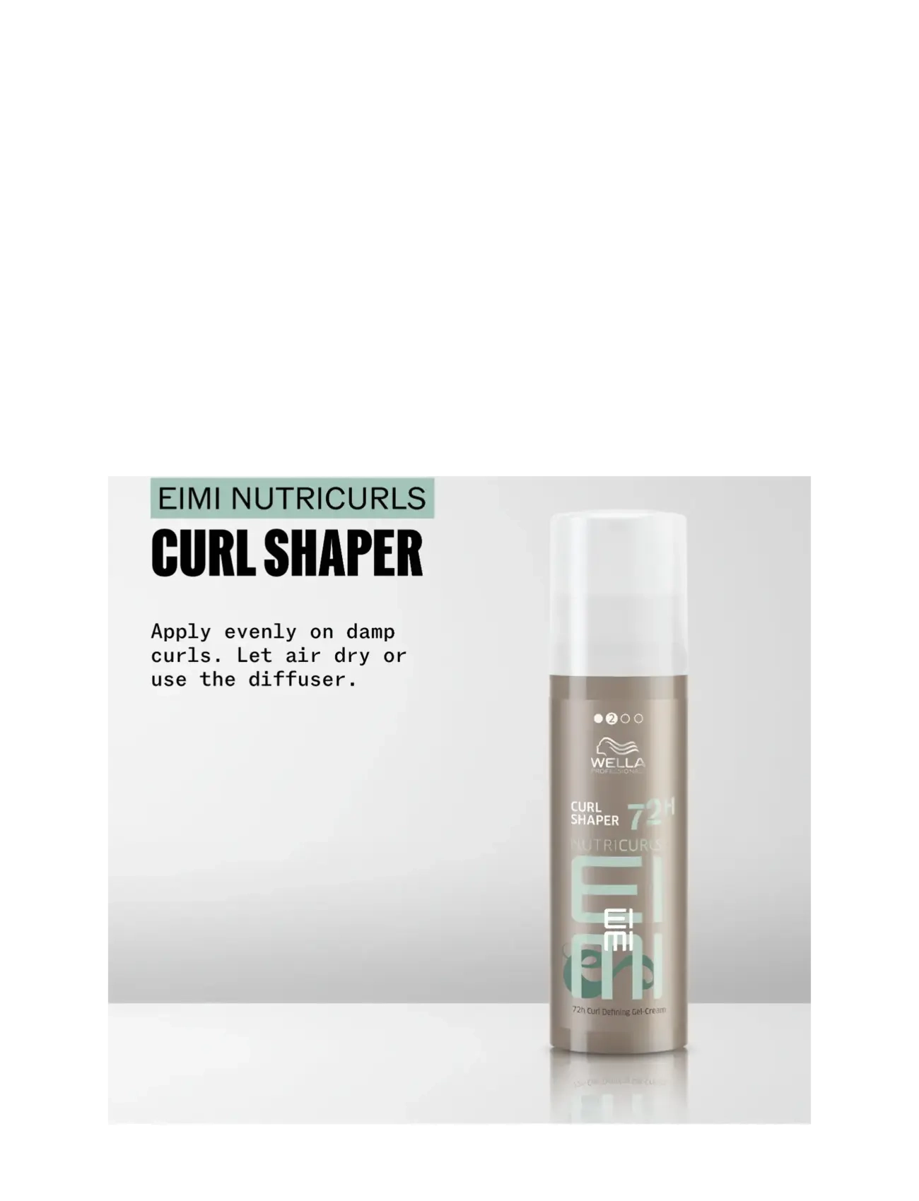 Wella Professionals - EIMI Nutricurls Curl Shaper - mótunarkrem - no colour - 1