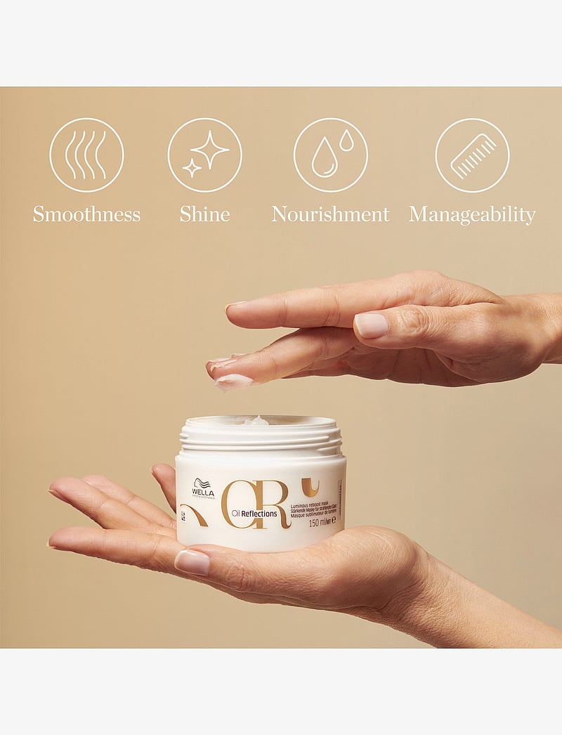 Wella Professionals - Oil Reflections Luminous Reboost Mask 150ml - juuksemaskid - clear - 3