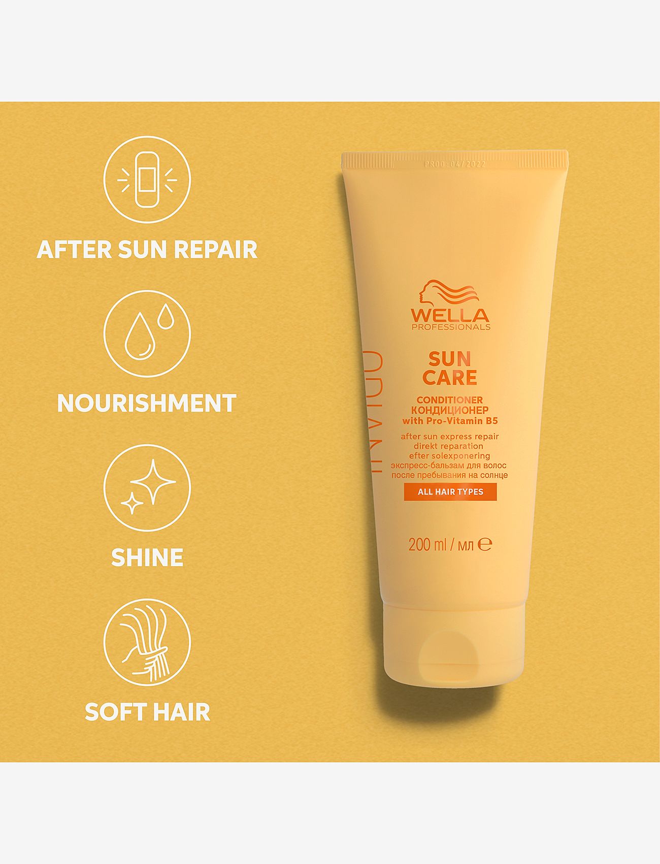 Wella Professionals - Wella Professionals   Invigo Sun Express Conditioner 200 ml - sommerens hårprodukter - no colour - 3