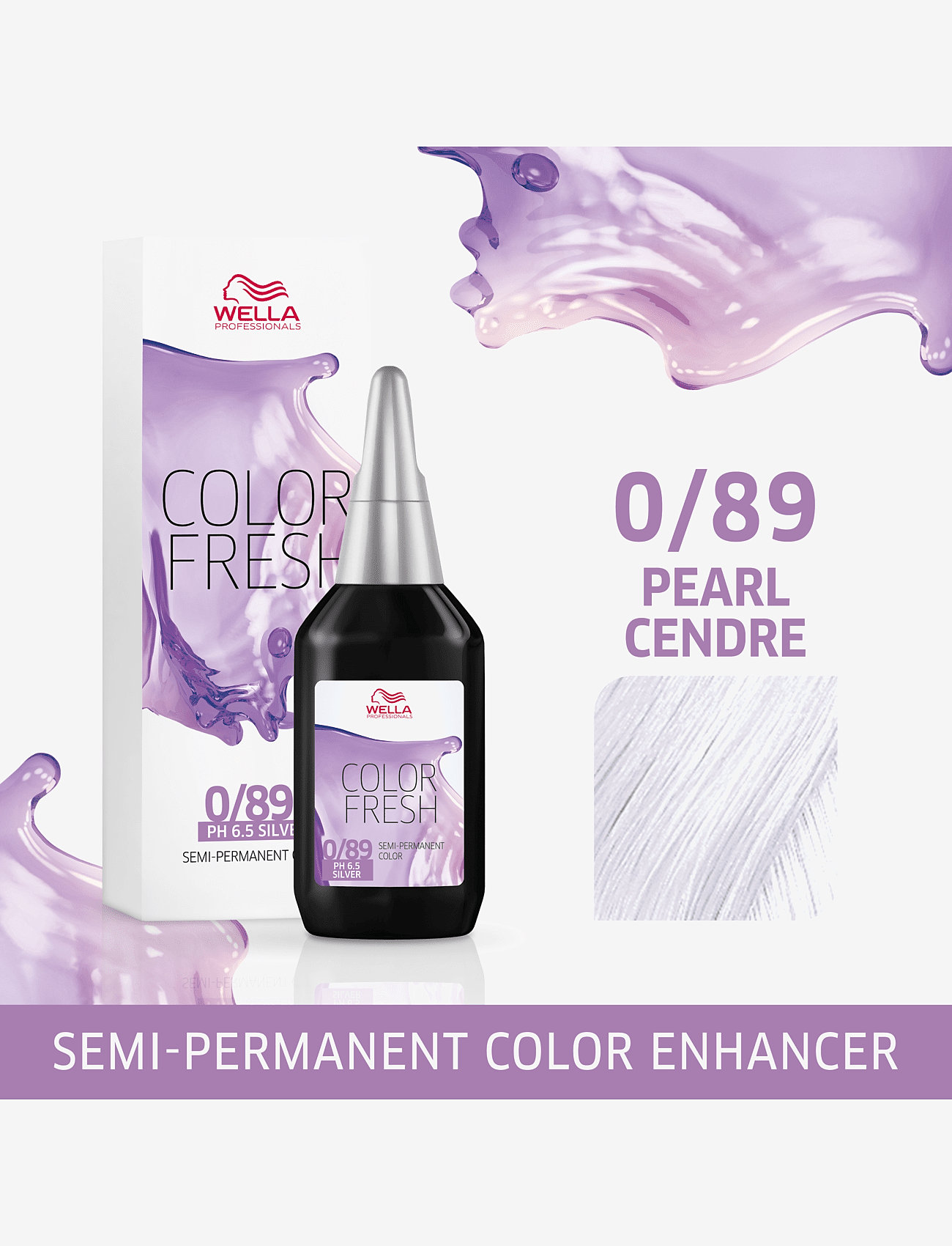 Wella Professionals - Wella Professionals Color Fresh 0/89 Pearl Cendre 75 ml - hårmasker - color fresh 0/89 - 1