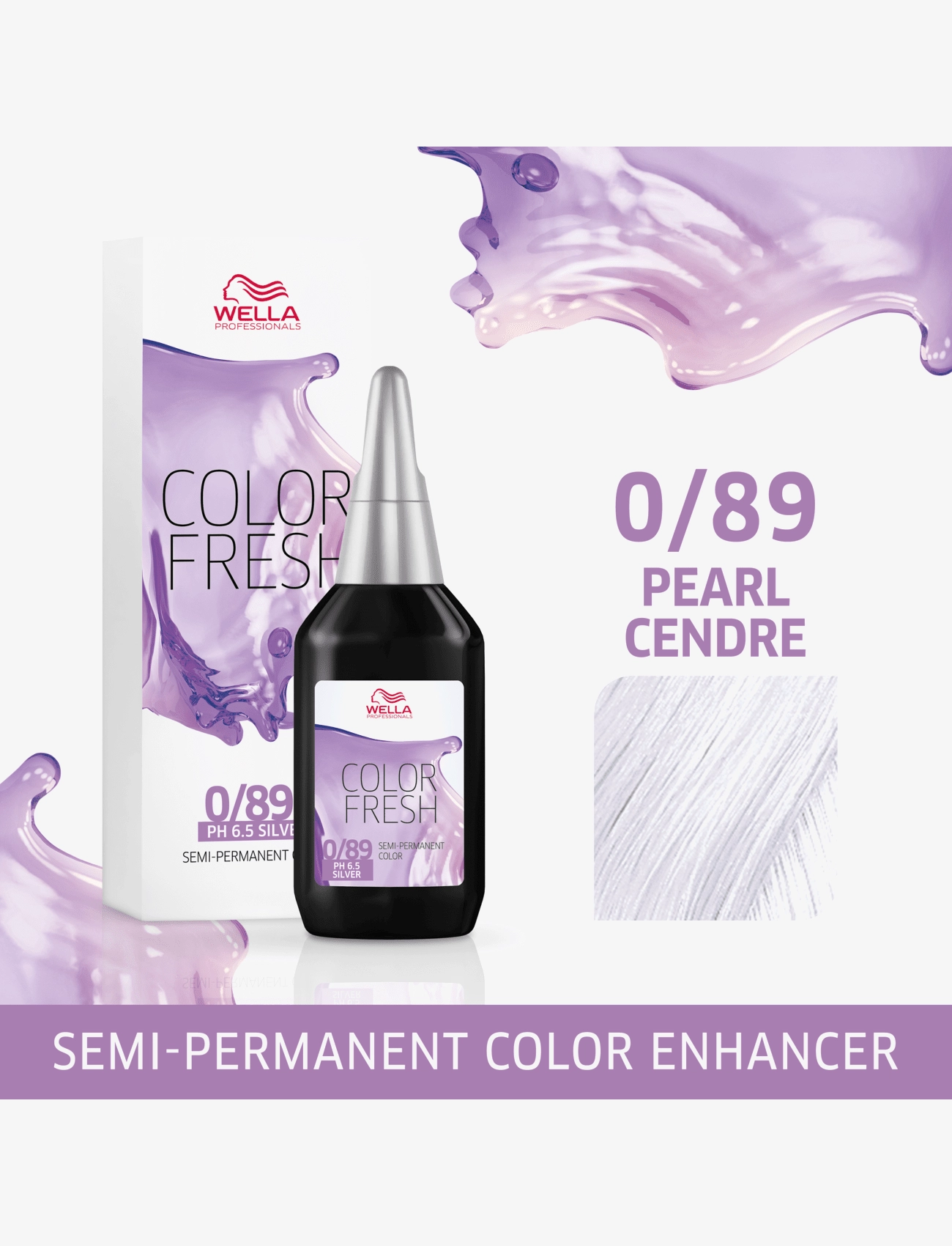 Wella Professionals - Wella Professionals Color Fresh 0/89 Pearl Cendre 75 ml - toning - color fresh 0/89 - 1