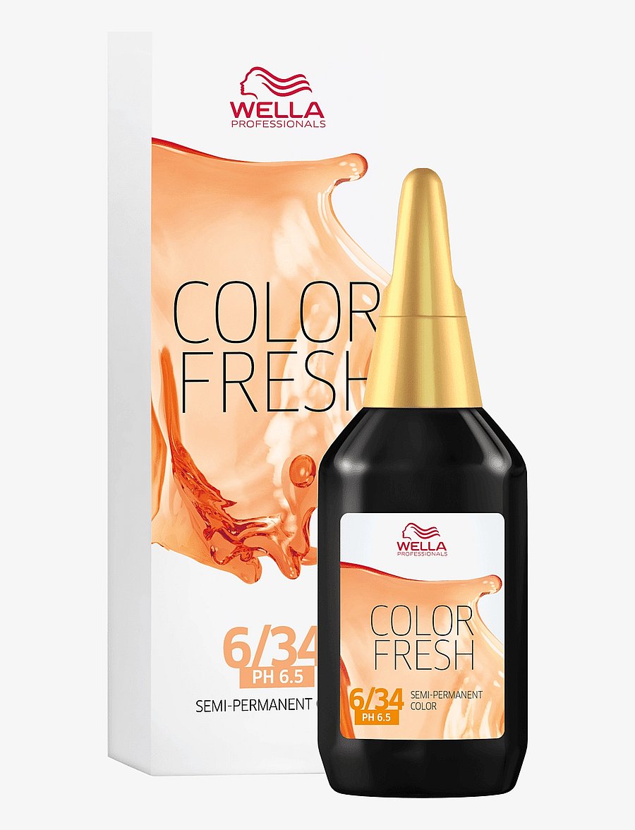 Wella Professionals - Wella Professionals Color Fresh 6/34 Dark Gold Red Blonde 75 ml - toning - color fresh 6/34 - 0