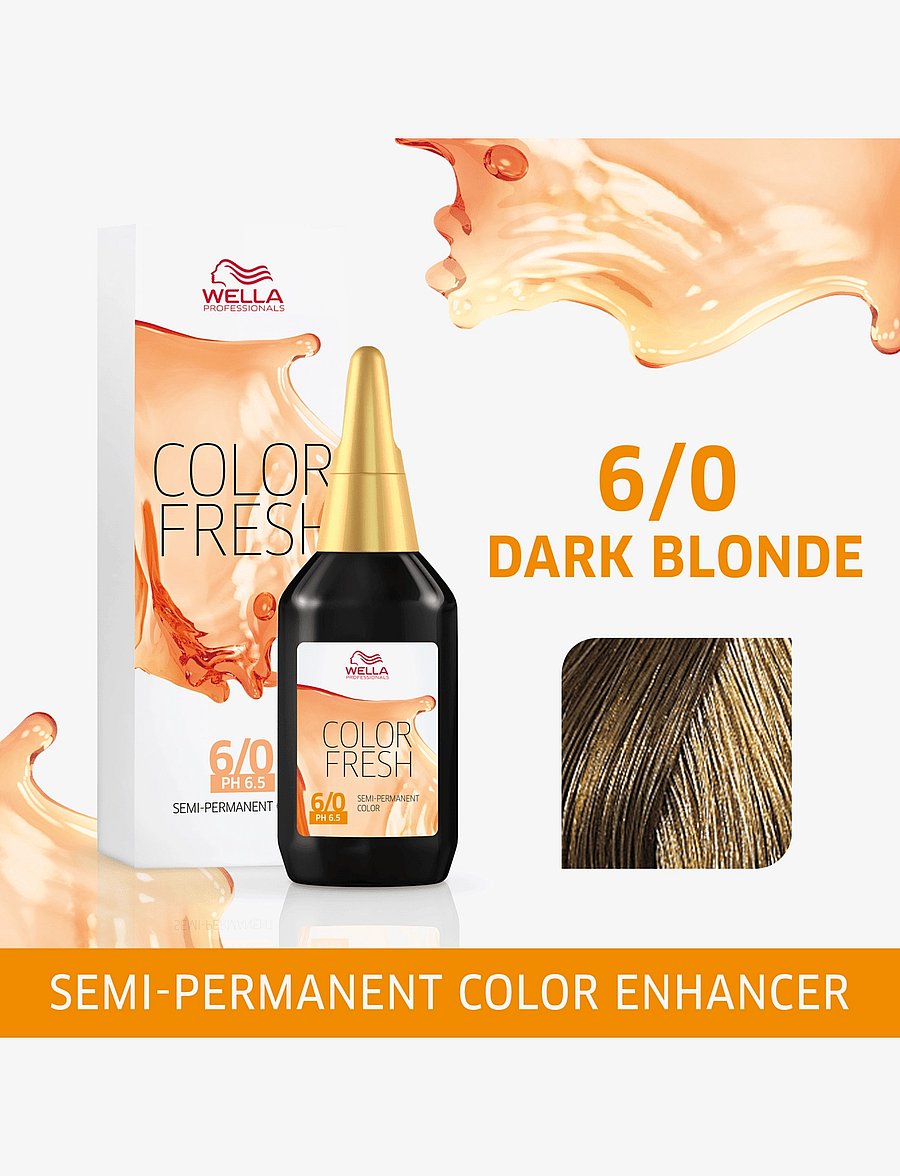 Wella Professionals - Wella Professionals Color Fresh 6/0 Dark Blonde 75 ml - toonimine - color fresh 6/0 - 1