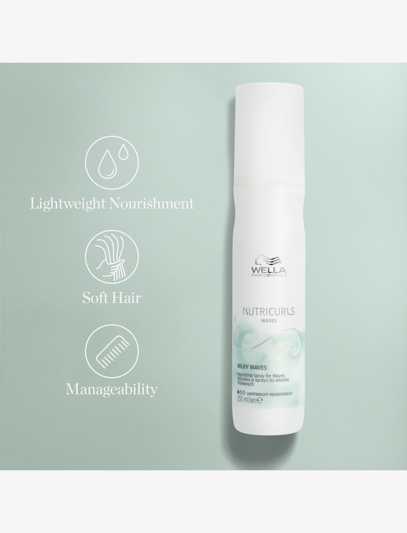 Wella Professionals - Wella Professionals   Nutricurls Milky Waves 150ml - hårkure - n/a - 2