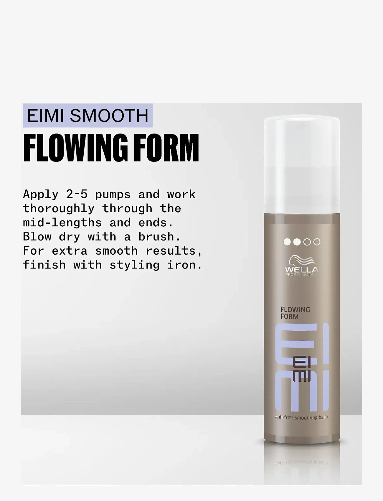 Wella Professionals - EIMI Flowing Form 100ml - varmebeskyttelse - no colour - 1