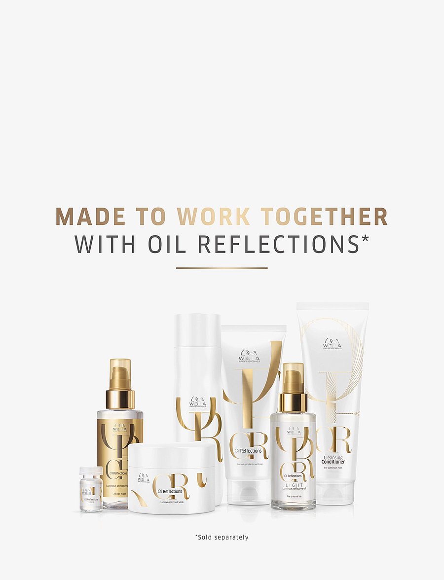 Wella Professionals - Oil Reflections Mask 500ml - hårkur - clear - 5