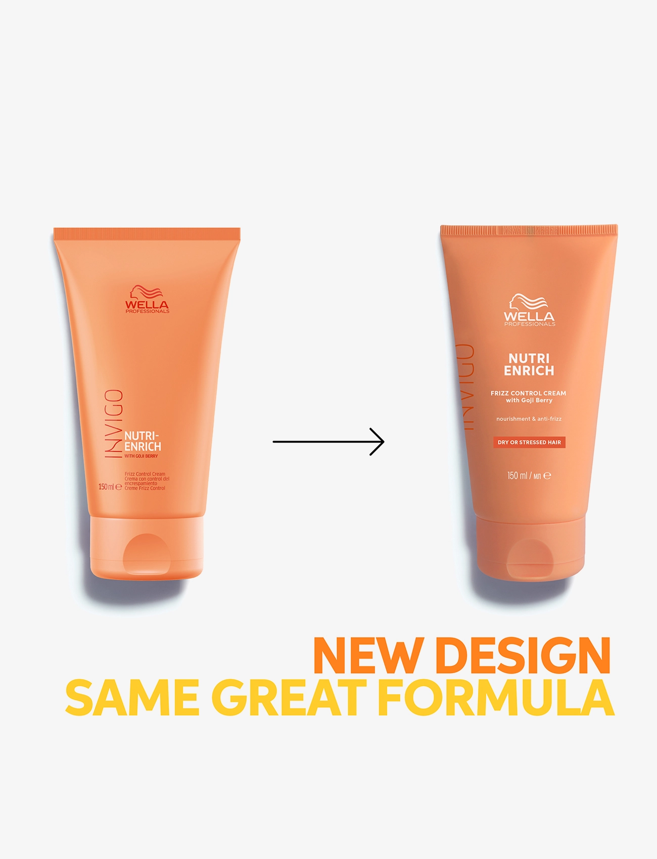 Wella Professionals - Wella Professionals Invigo Nutri Enrich Frizz Control Cream 150 ml - stylingcremer - no colour - 5