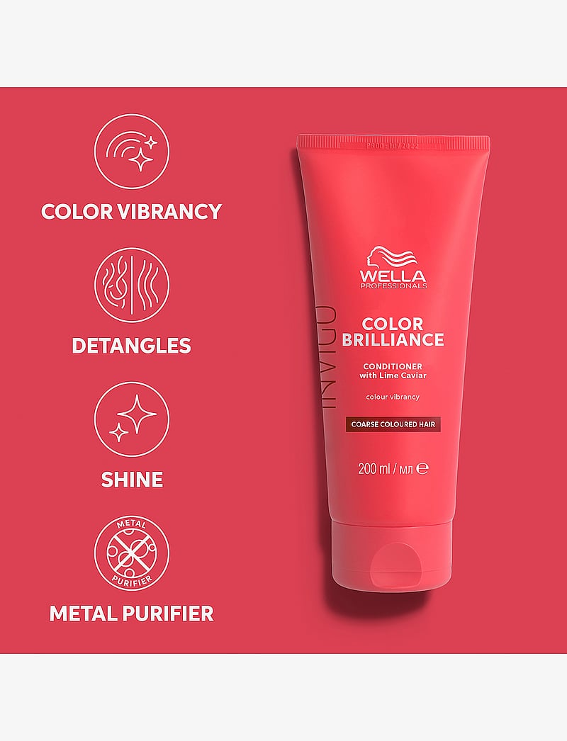 Wella Professionals - Wella Professionals Invigo Color Brilliance Conditioner Coarse Hair 200 ml - palsam - clear - 3