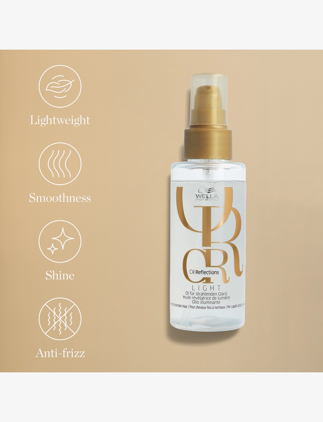Wella Professionals - Oil Reflections Light 30ml - reisestørrelser og kits - clear - 3