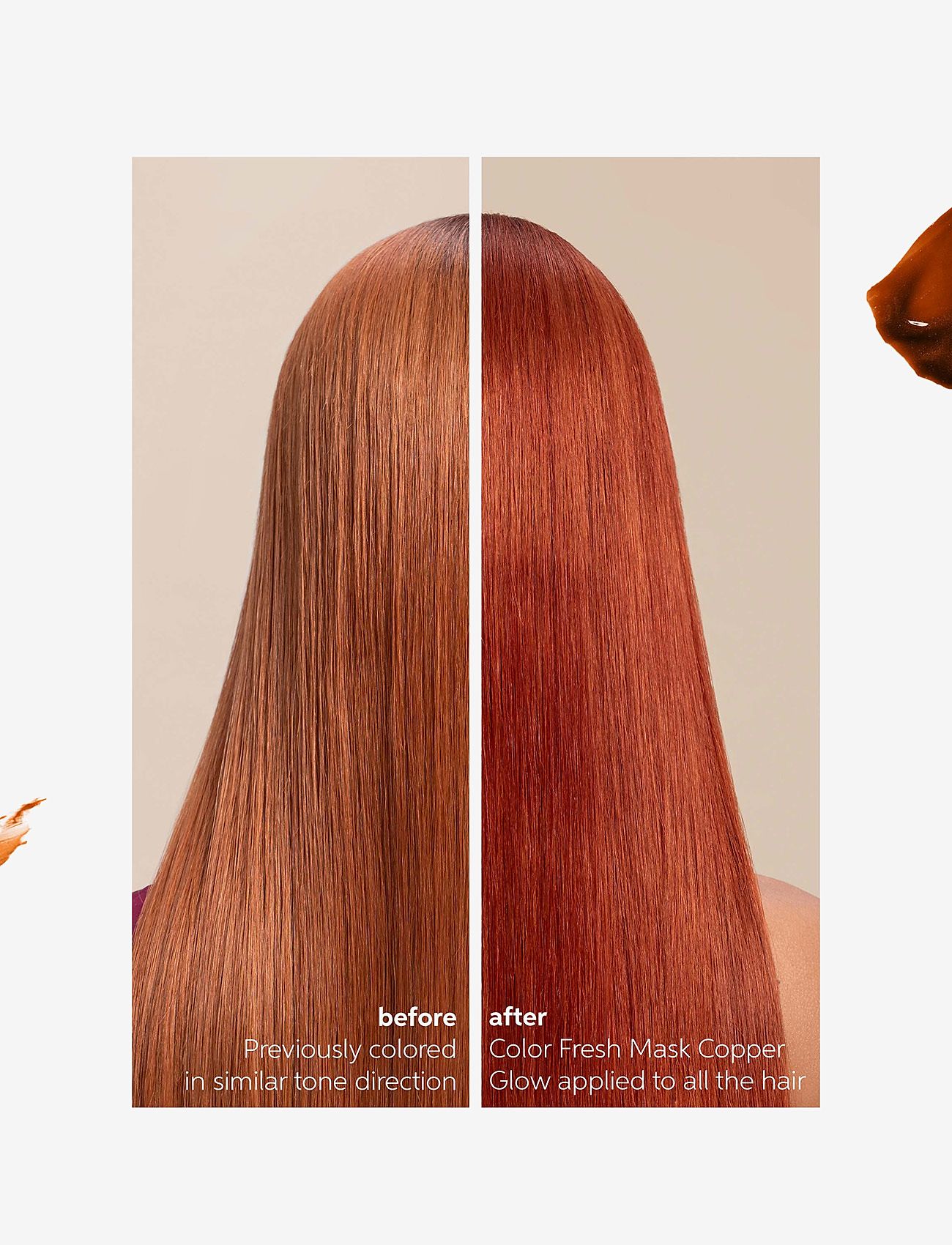 Wella Professionals - Wella Professionals Color Fresh Mask Copper Glow 500 ml - hårmasker - copper glow - 1