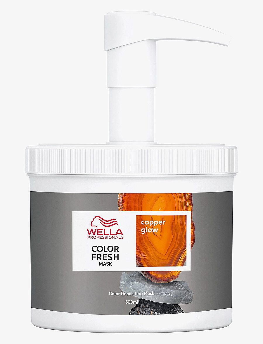 Wella Professionals - Wella Professionals Color Fresh Mask Copper Glow 500 ml - värvihooldused - copper glow - 4