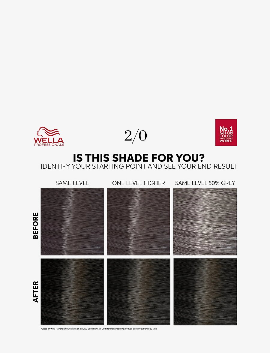 Wella Professionals - Wella Professionals Color Touch Pure Naturals Black 2/0 130 ml - püsijuuksevärvid - black - 1