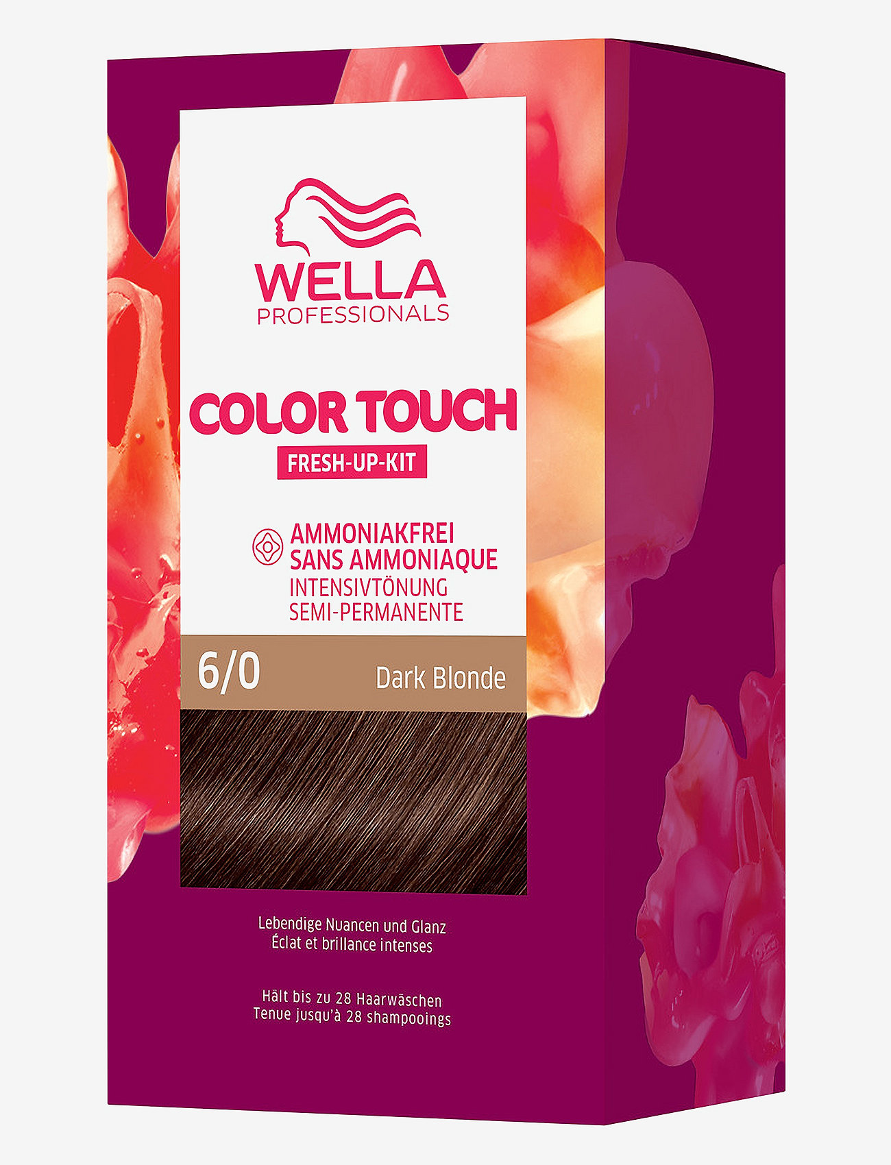 Wella Professionals - Wella Professionals Color Touch Pure Naturals Dark Blonde 6/0 130 ml - permanent hårfärg - dark blonde - 0