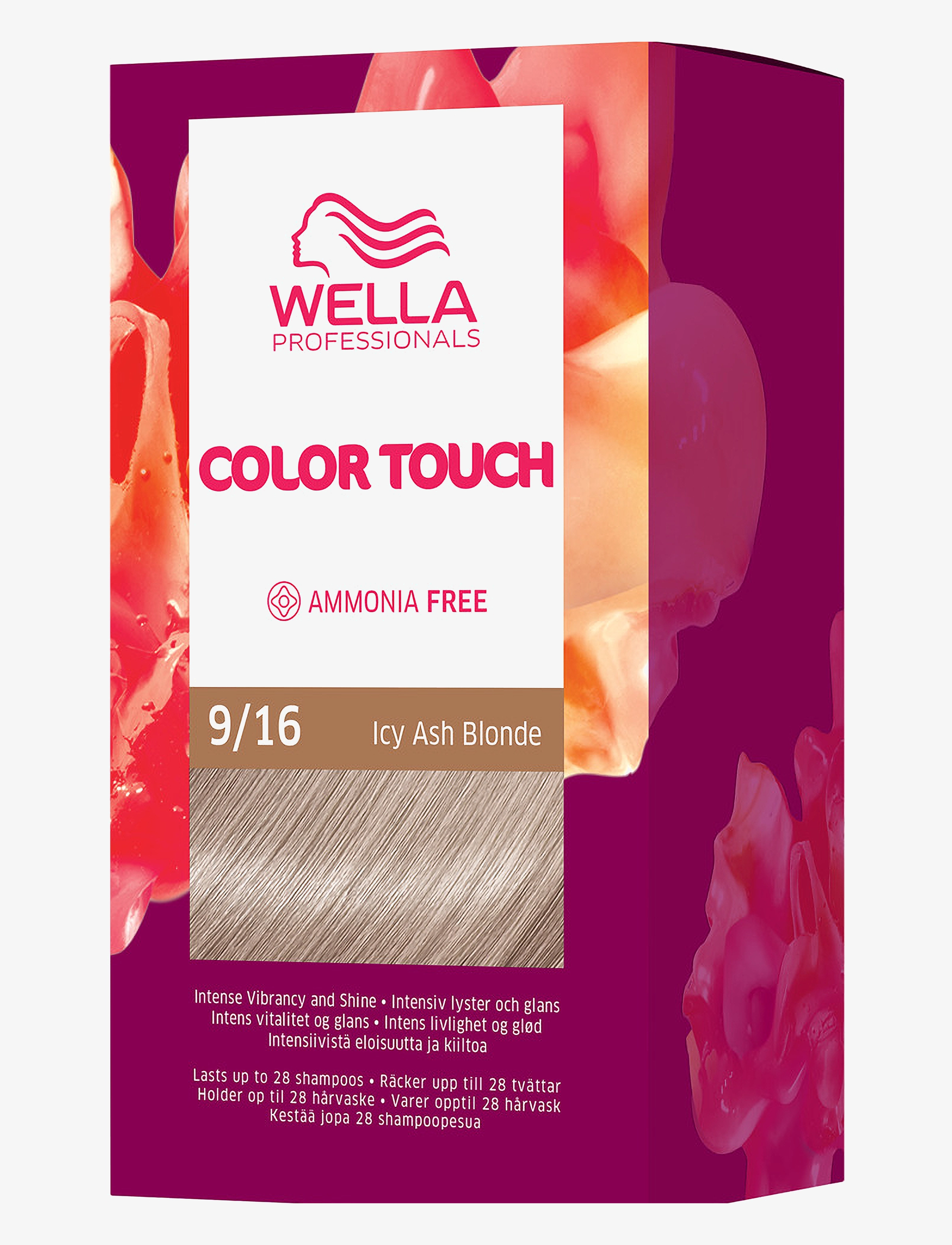 Wella Professionals Color Touch Pure Naturals Icy Ash Blonde 9/16 130 Ml, Color Behandling, Beige, Str: 130 ML
