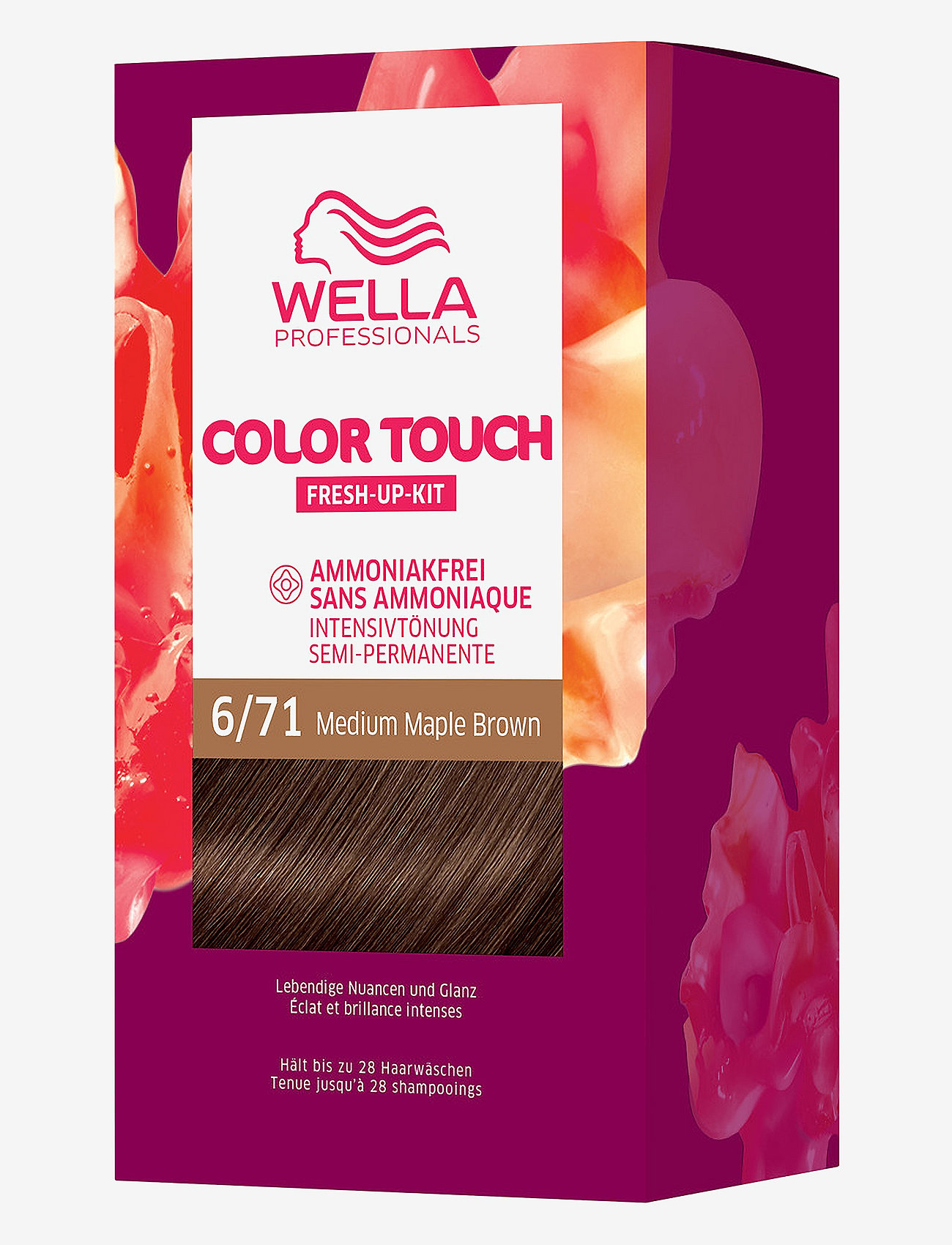 Wella Professionals - Wella Professionals Color Touch Deep Brown Medium Maple Brown 6/71 130 ml - permanent hårfarve - medium maple brown - 0