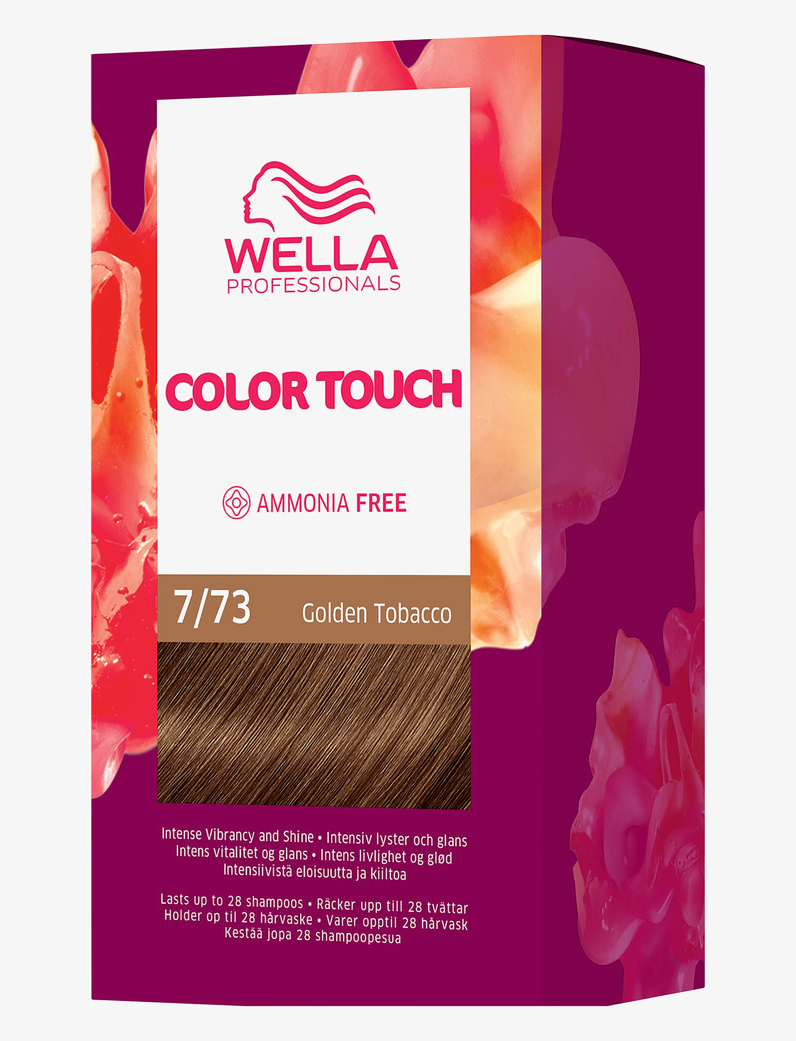 Wella Professionals Wella Professionals Color Touch Deep Brown Golden Tobacco 7/73 130 ml, 130 ml, Nude, Pleje > Farvebehandlinger, Dame