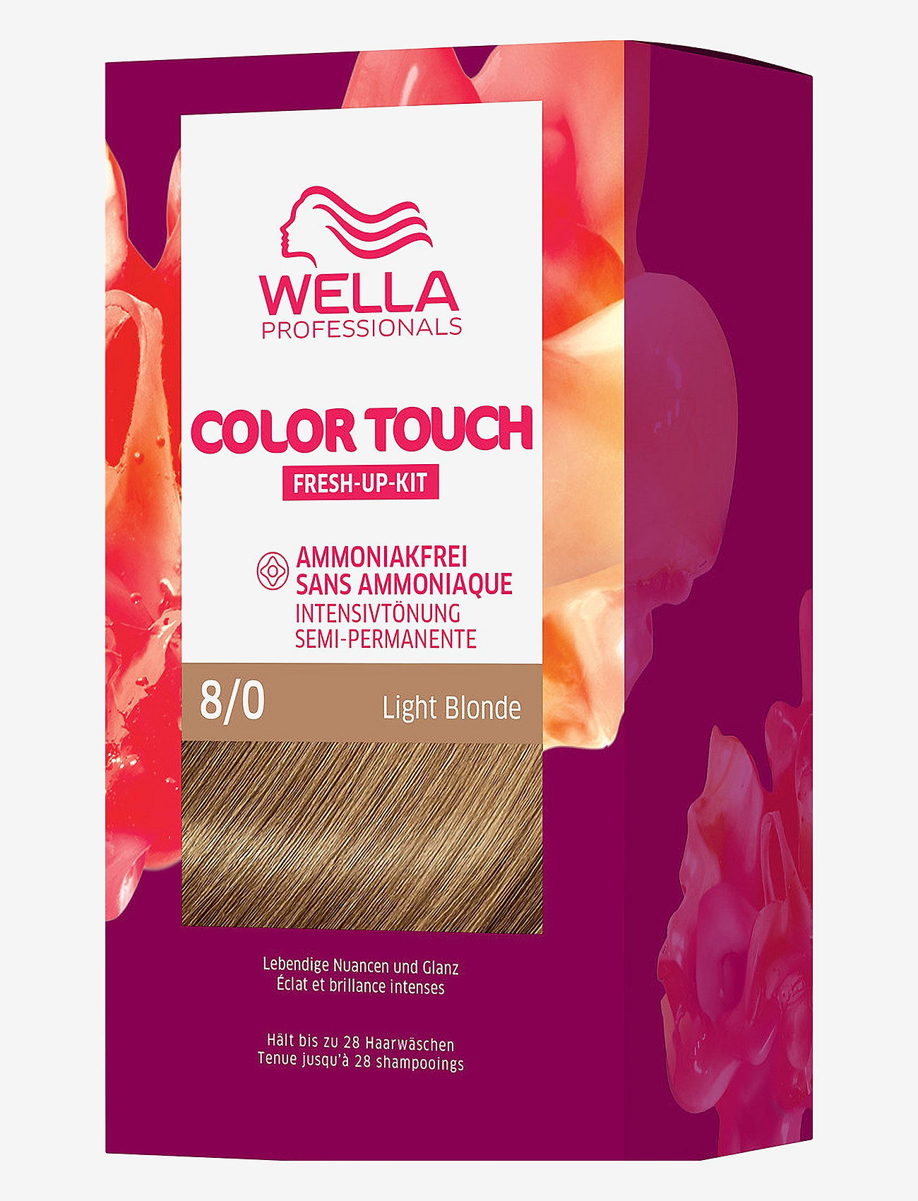 Wella Professionals - Wella Professionals Color Touch Pure Naturals Light Blonde 8/0 130 ml - permanent hårfarve - light blonde - 0