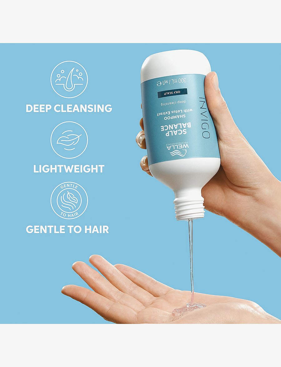 Wella Professionals - Wella Professionals Invigo Scalp Balance Oily Scalp Shampoo 300 ml - Šampoon - clear - 3