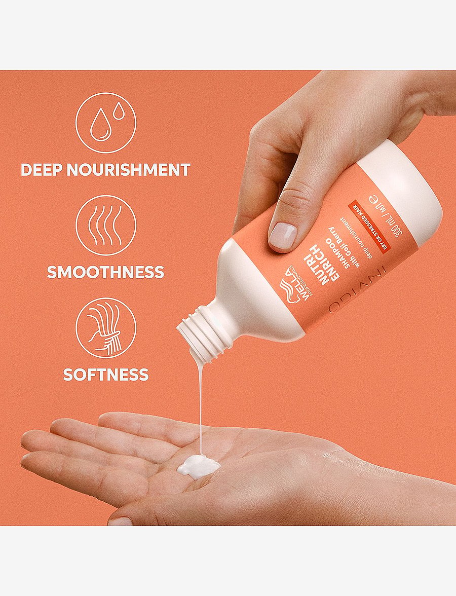 Wella Professionals - Invigo Nutri Enrich Shampoo Dry Hair 300 ml - Šampoon - clear - 3