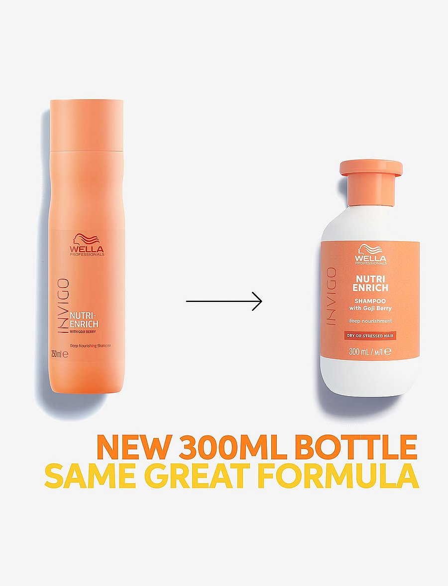 Wella Professionals - Invigo Nutri Enrich Shampoo Dry Hair 300 ml - Šampoon - clear - 5