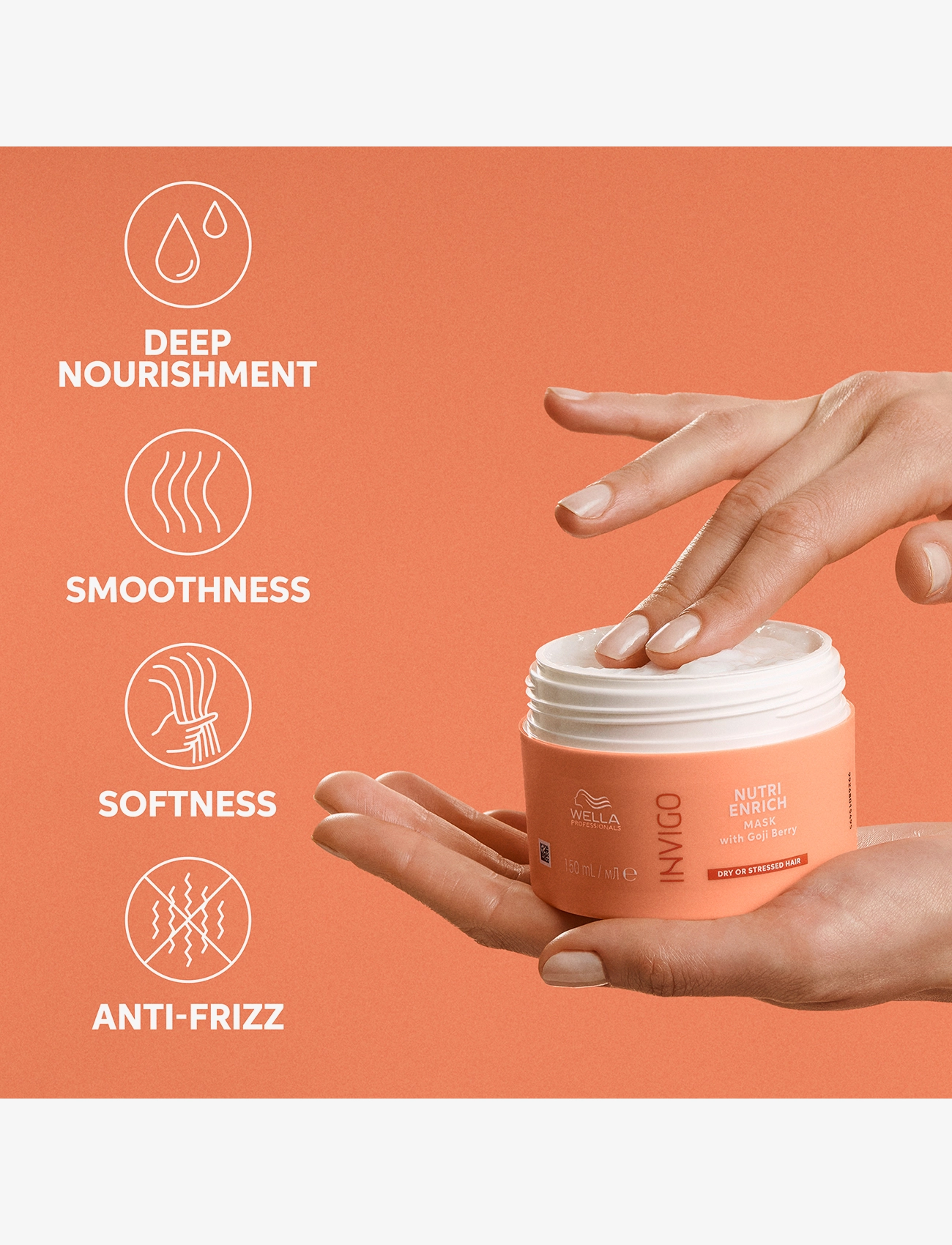 Wella Professionals - Wella Professionals   Invigo Nutri Enrich Mask Dry Hair 150 ml - hårkur - clear - 3