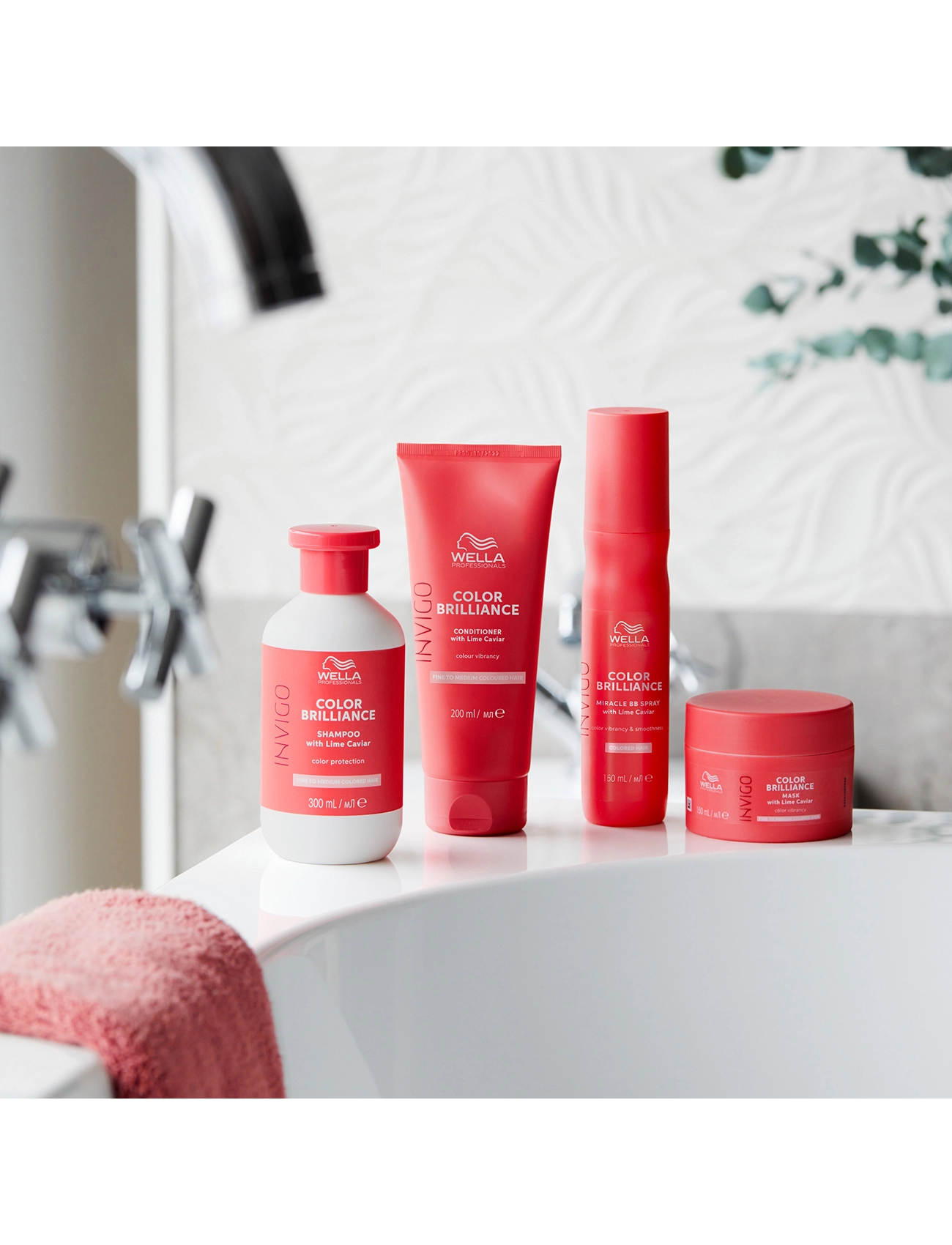 Wella Professionals Wella Professionals Invigo Color Brilliance Shampoo Fine Hair 300 ml, 250 ml, Nude, Pleje > Shampoo, Dame