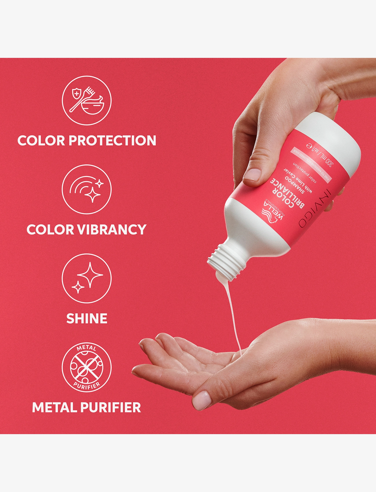 Wella Professionals - Wella Professionals   Invigo Color Brilliance Shampoo Fine Hair 300 ml - shampoo - clear - 3