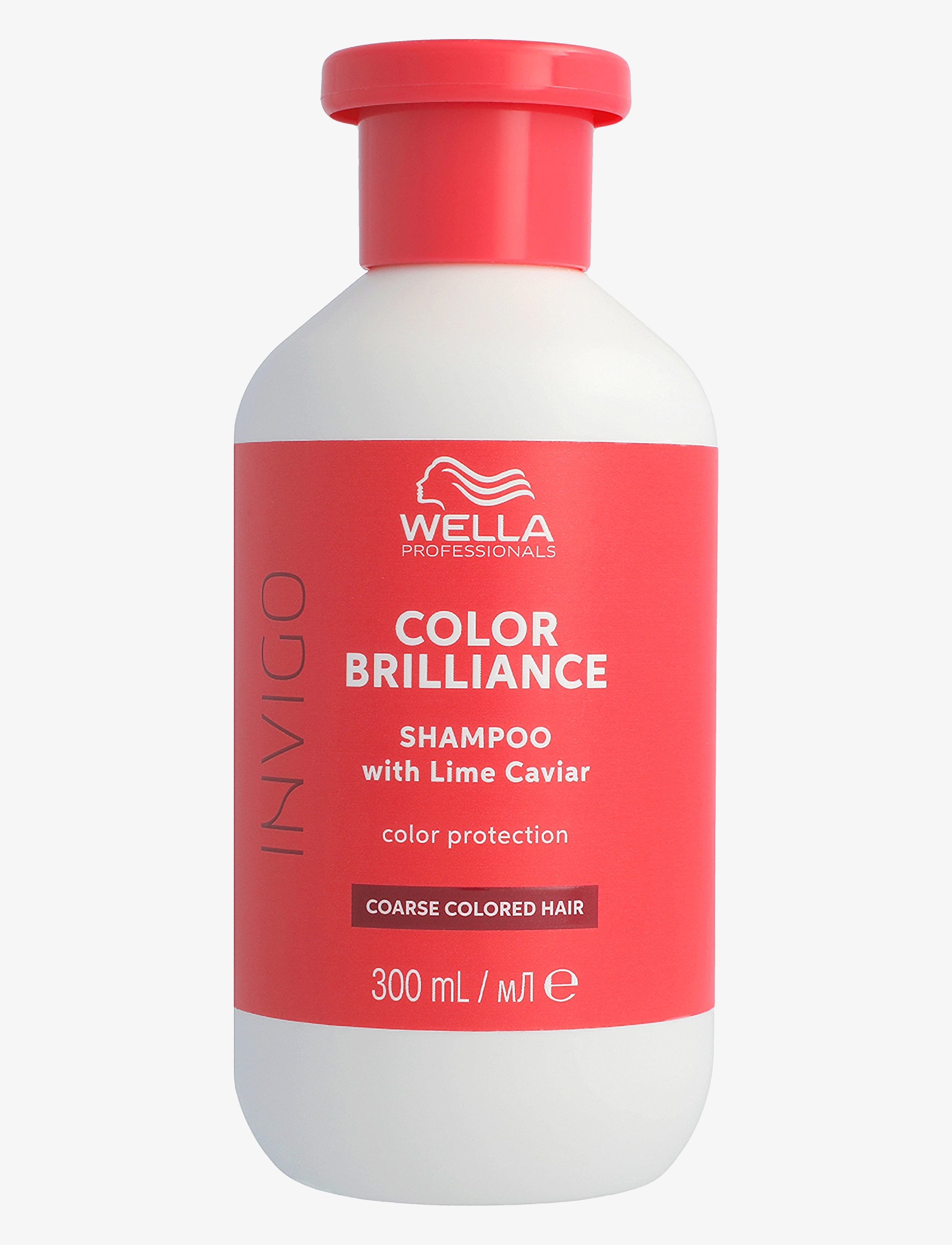 Wella Professionals Invigo Color Brilliance Shampoo Coarse Hair 300 Ml, Shampoo, Nude, Str: 250 ml