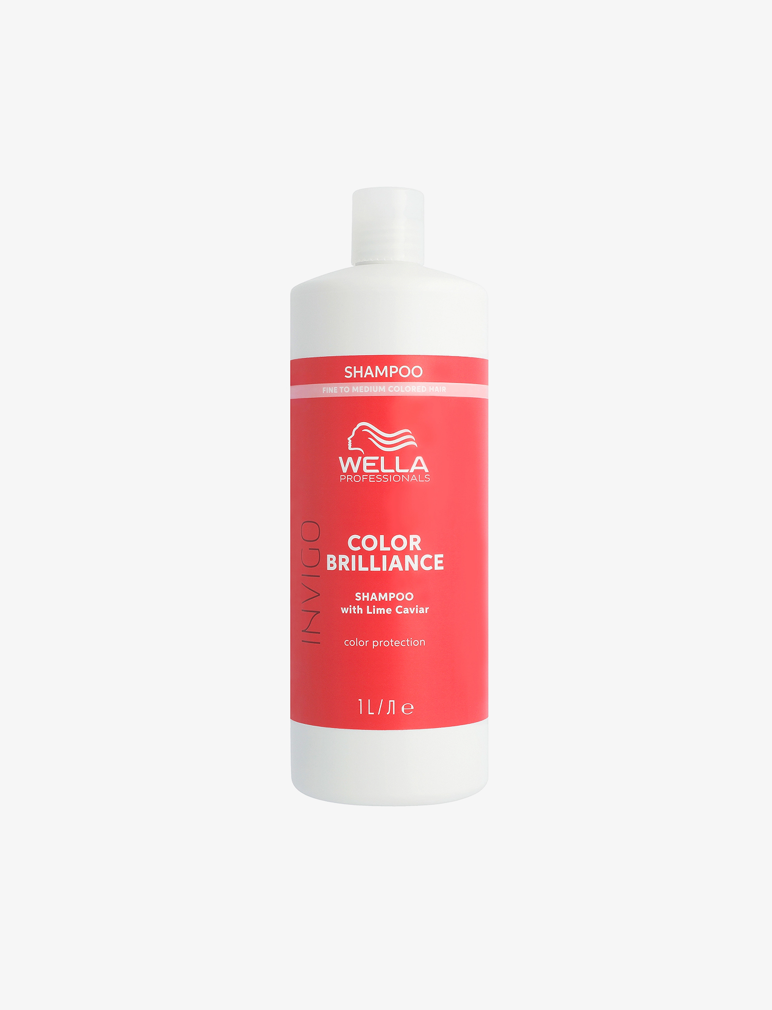 Wella Professionals Invigo Brilliance Shamp Fine 1000Ml, Shampoo, Nude, Str: 1000 ml