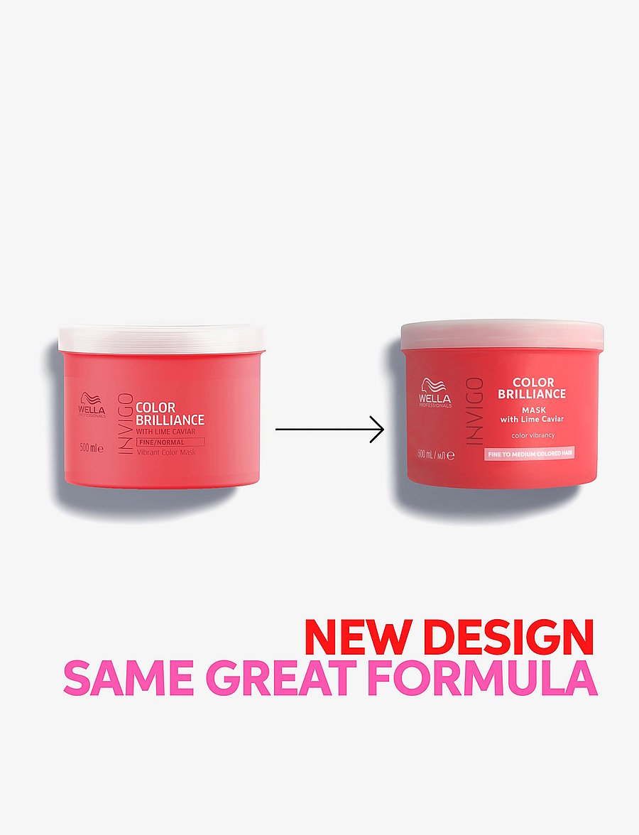 Wella Professionals - Invigo Color Brilliance Mask Fine Hair 500 ml - juuksemaskid - clear - 5