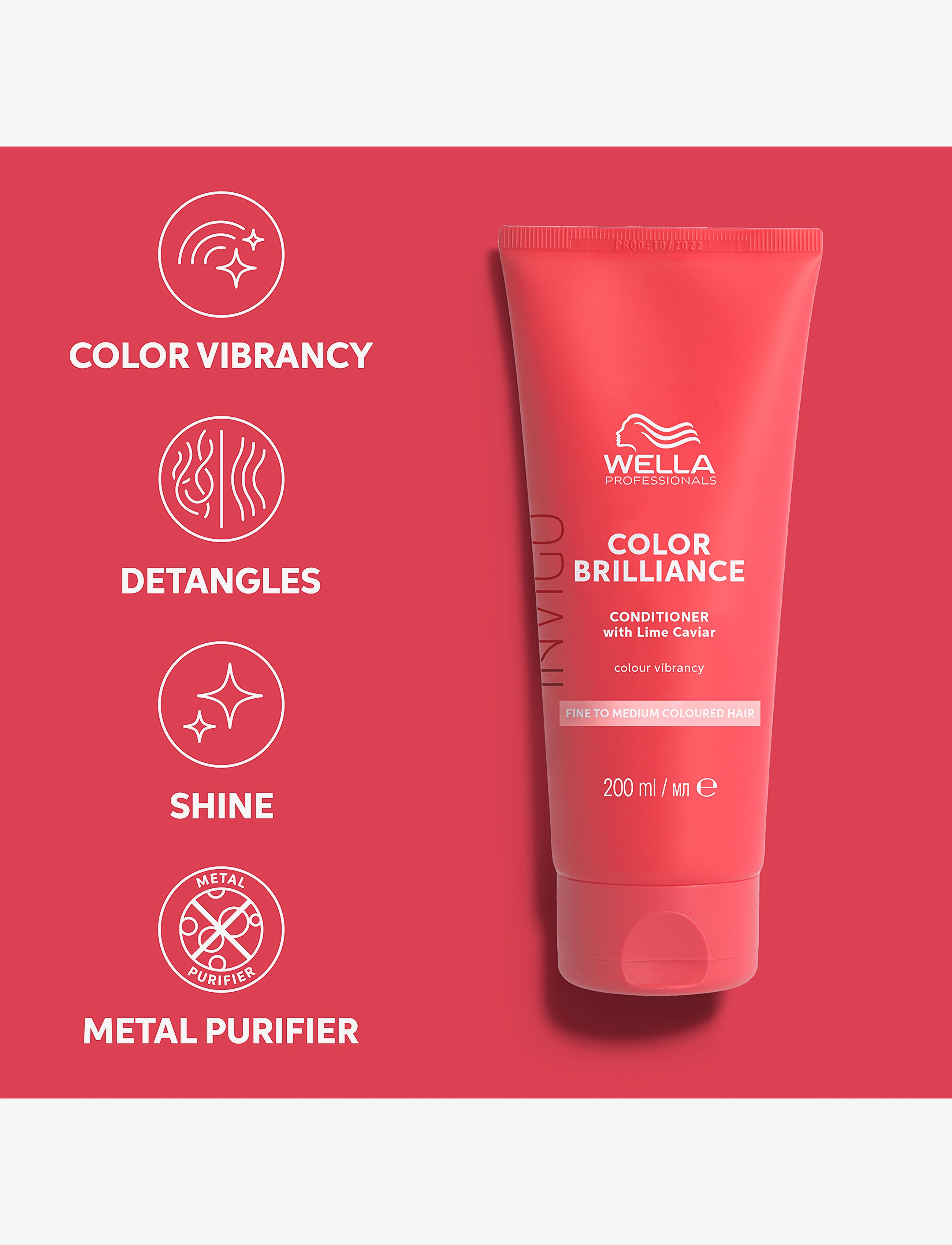 Wella Professionals - Wella Professionals Invigo Color Brilliance Conditioner Fine Hair 200 ml - palsam - no colour - 3