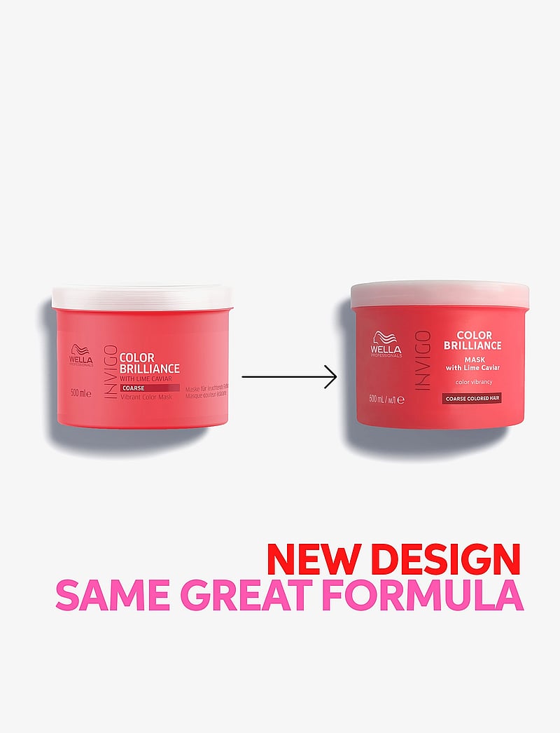 Wella Professionals - Invigo Color Brilliance Mask Coarse Hair 500 ml - juuksemaskid - clear - 5