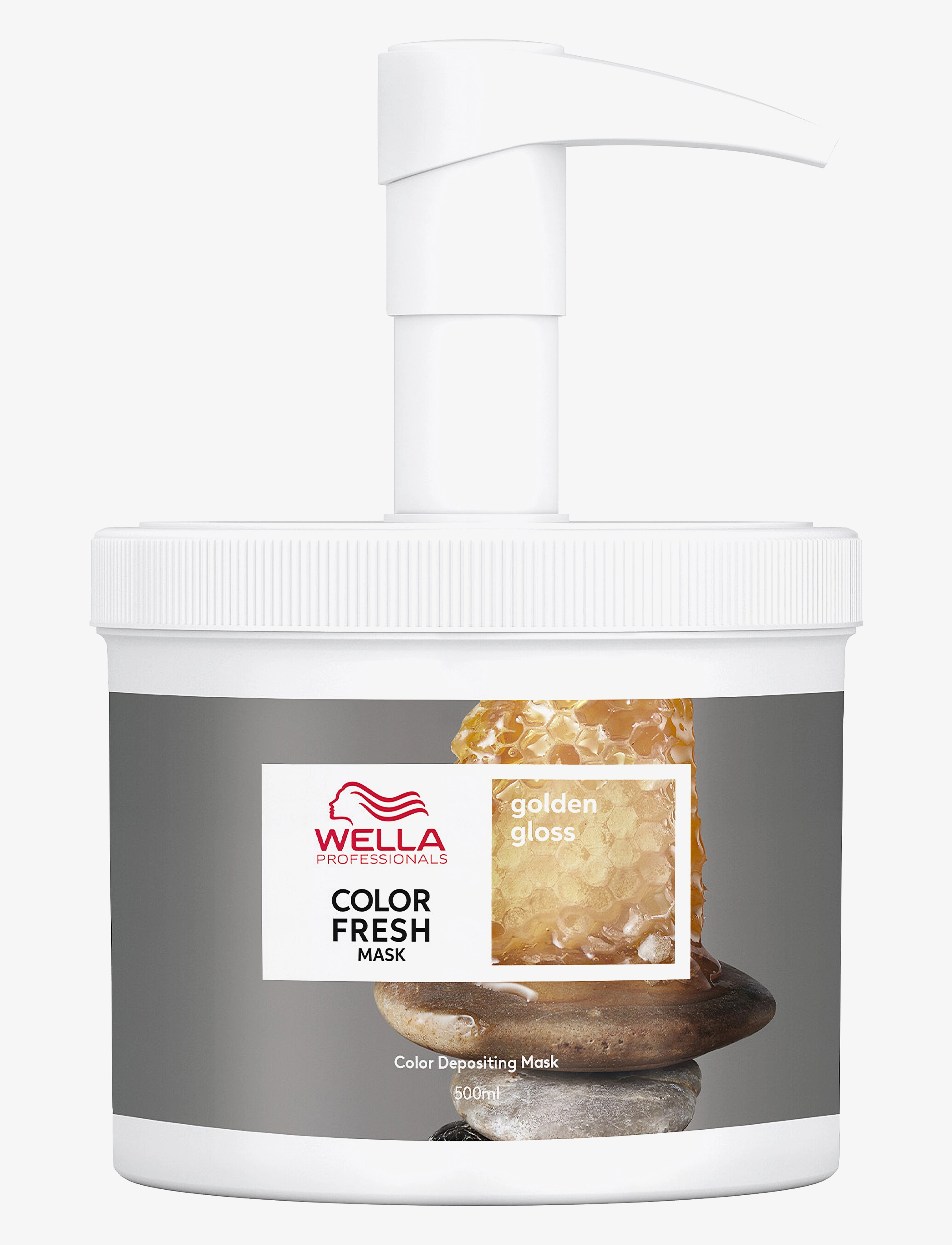 Wella Professionals - Wella Professionals Color Fresh Mask Golden Gloss 500 ml - hårmasker - golden gloss - 4