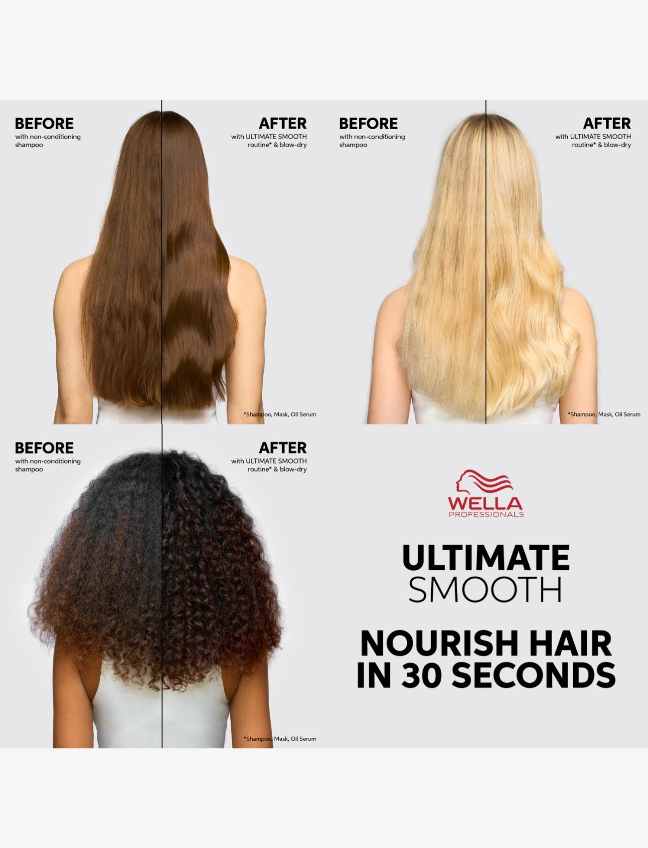 Wella Professionals - Wella Professionals Ultimate Smooth Shampoo 1000ml - shampoo - none - 1