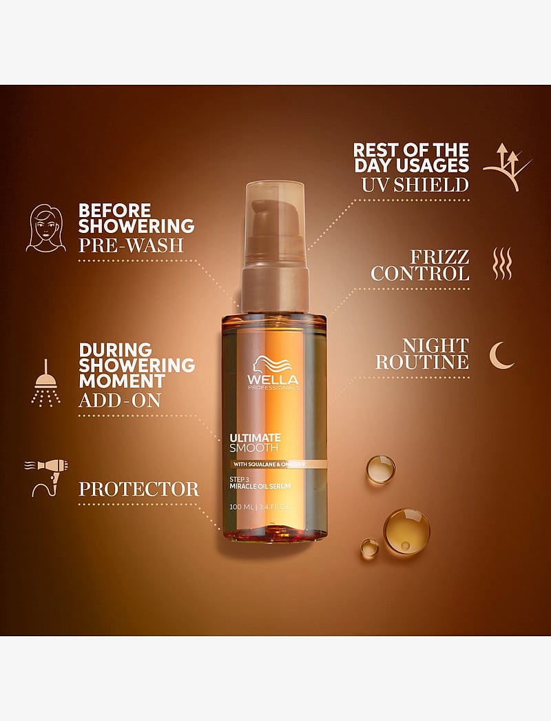 Wella Professionals - Wella Professionals Ultimate Smooth Miracle Oil Serum 30ml - juukseõlid - none - 2