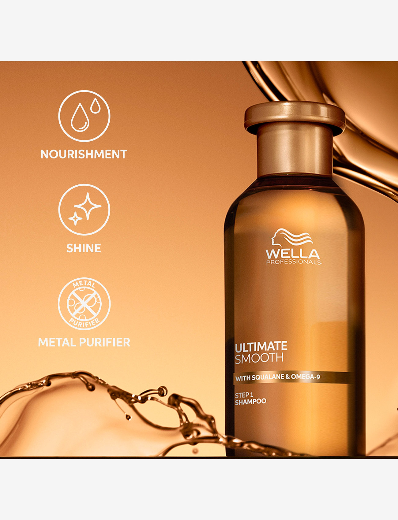 Wella Professionals - Wella Professionals Ultimate Smooth Shampoo 250ml - hårpleje - none - 2