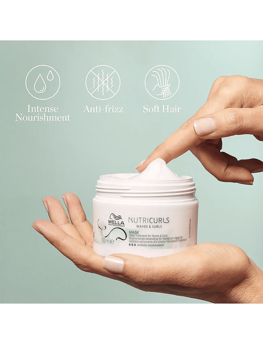 Wella Professionals - Wella Professionals Nutricurls Mask 150ml - juuksemaskid - clear - 3