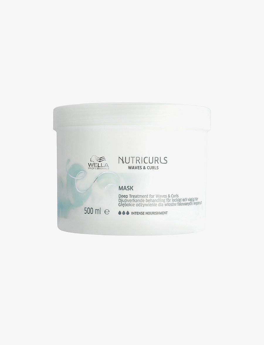 Wella Professionals - Nutricurls Mask 500ml - juuksemaskid - clear - 1