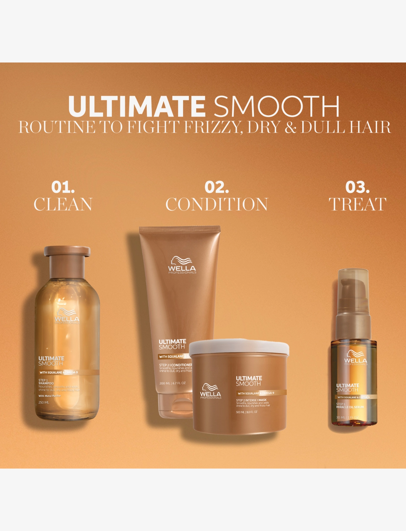 Wella Professionals - Wella Professionals Ultimate Smooth Mask 500ml - plaukų kaukės - none - 2