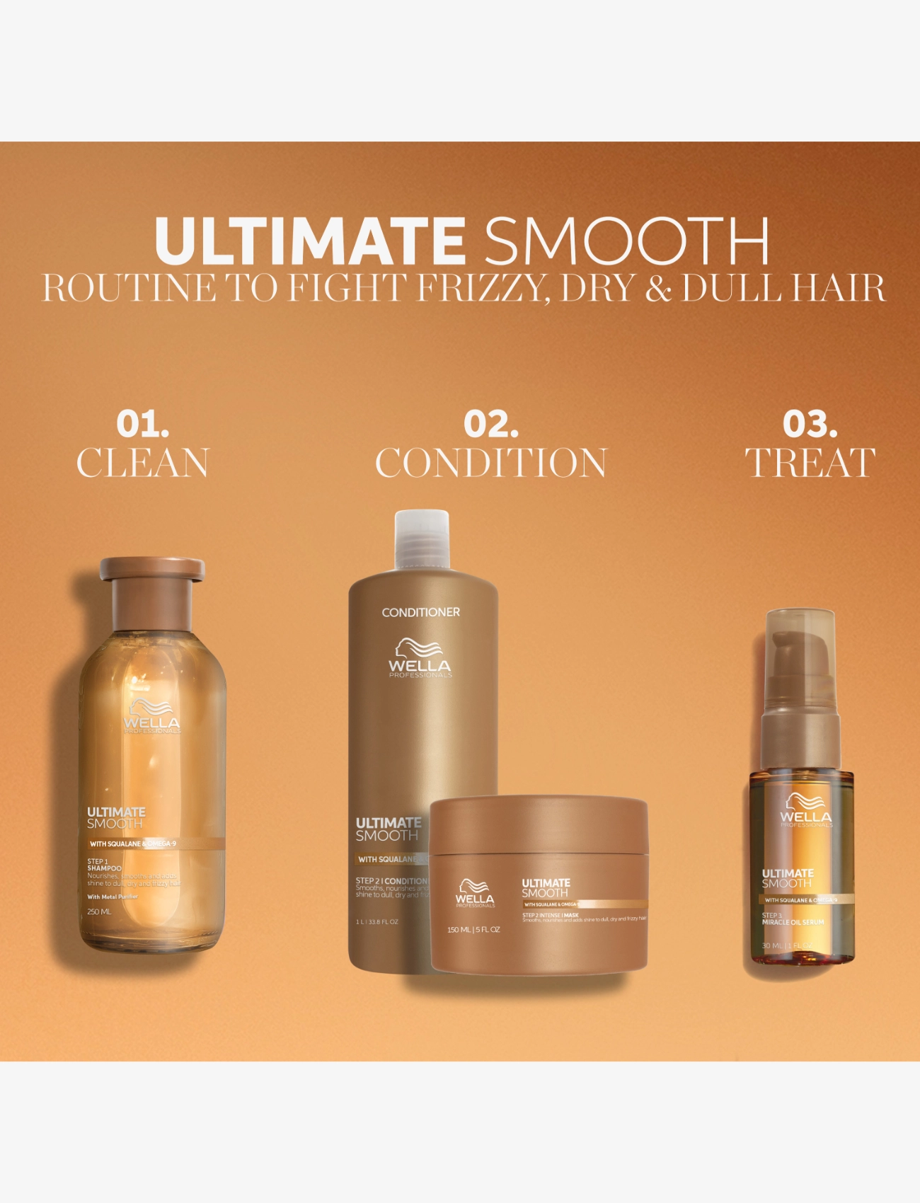 Wella Professionals - Wella Professionals Ultimate Smooth Conditioner 1000ml - balsam - none - 2
